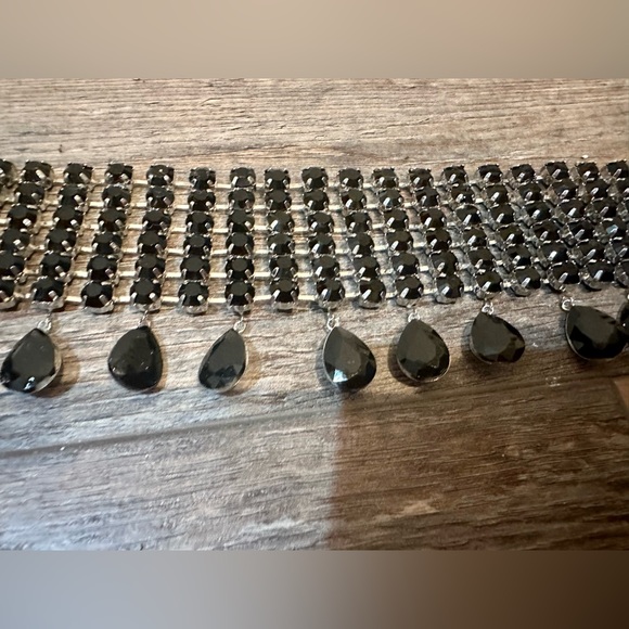 NWOT- Black/Silver Choker - Picture 1 of 5